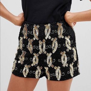 Asos sequin shorts